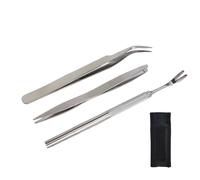 Yowfond Juego de 3 pinzas para garrapatas, quitagarrapatas para perros, pinzas para garrapatas para humanos, ganchos para garrapatas para niños, gatos (con bolsa de almacenamiento)