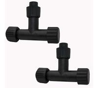 yowin 2 Piezas Conector Luces Navidad, 1-a-2 2 Pines Adaptador Luces Navidad Exterior, Impermeable Divisor Cortina de Luces Navideñas para Luz Cadena Guirnalda Hadas Balcón Jardín Árbol Interior