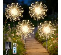 yowin 4x120 LED Guirnaldas Luces Exterior Solar con Remoto