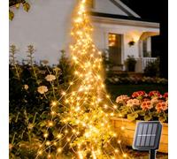 yowin Catena di Luci Solare 2M 200 LED Luci di Natale da Esterno Cascata