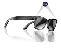 Yowow BIT Gafas de cámara inteligente 4K con inteligencia artificial, videos HD 1080P, ultra amplio, antivibración, grabación de vlog, traducción IA, asistente de voz IA, oídos abiertos, transmisión