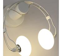 YOXANG Luz de pared Moderno Creativo LED Lámpara de pared Planchar Auriculares Forma Apliques de pared Comedor Vidrio Iluminación de la pared 2×G4 Bombilla Incluida (Auriculares, Blanco)