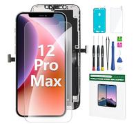 YOXINTA - Pantalla para iPhone 12 Pro Max 6,7 pulgadas, pantalla para iPhone 12 Pro Max LCD completa, reemplazo completo, pantalla para iPhone 12 Pro MaxTouch 3D digitalizador montaje completo marco