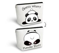 Yoxiumi Regalos de animales para mujeres con texto en inglés "Just A Girl Who Loves Animals", bolsa de maquillaje, dragón, gato, perro, zorro, decoración de cumpleaños, regalo de cumpleaños para