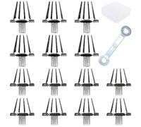 YOYEAH 14 tornillos de aluminio para botas de fútbol Nike, 11 mm/13 mm, con llave, tacos de repuesto para Nike, hombre