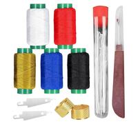 YOYEAH Kit de Costura Equipamiento Básico 36 Piezas, Kit de Costura Portátil con Aguja e Hilo para Viajar, Trabajo de Costura Profesional en Ropa, Tapicería, Alfombras, Sofás y Zapatos