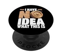 Yoyo de Madera Retro de los años 70 con Texto en inglés I Have No Idea What This Funny PopSockets PopGrip Adhesivo