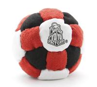 YoYo Factory Footbag - Rojo/Negro (26 Paneles Freestyle Foot Bag, De Principiante a Profesional)