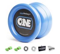 YoyoFactory One Yo-yo - Azul (De Principiante a Profesional, Cuerda e Instrucciones Incluidas)