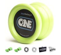 YoyoFactory One Yo-yo - Verde (De Principiante a Profesional, Cuerda e Instrucciones Incluidas)