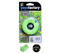 YoyoFactory Yo-Yo Cuerda DE Repuesto - 10 Piezas, 100% Poliéster, Verde Color, para Todos Los Yoyos