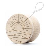YoyoFactory Boho YoYo (Ideal para Aprender Trucos de yoyo, Viene con Cuerda, de Madera, ecológico, producido localmente en la UE)