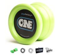 YoyoFactory One Yo-yo - Verde (De Principiante a Profesional, Cuerda e Instrucciones Incluidas)