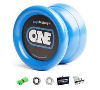 YoyoFactory One Yo-Yo - Yoyo de Trucos Principiante a Pro, 2 Rodamientos | Cambia el rodamiento de responsive a unresponsive. Combos fingerspin, giros largos. Niños y adultos.