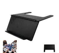 YOZO Mahjong Card Holder For Table,Under-Mat Slide-in Stand - Angled Viewing Rack - Mahjong Card Holder For Table-Foldable 3D Printed Space Saving American Mahjongs Accessory(A)
