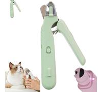 YOZO The Safetyrim by Pupnourish,pupnourish Nagelknipser Für Hunde,2 In 1 Krallenpflege,Haustier Nagelknipser Mit LED-Licht,Geräuscharm for Small Medium Large Dogs Cats,Eingebauter Schleifer-A