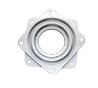YPAPBHT Bandeja giratoria cuadrada galvanizada con rodamientos de bolas de acero macizo. Adecuado for sillas giratorias, mesas de comedor y expositores.(4-inch)