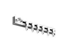 YPAPBHT Barra de riel for Cortina sin Perforaciones, autoadhesiva, de un Solo riel, de Montaje Lateral, Invisible, con riel Recto y Gancho Deslizante Integrado(320CM)