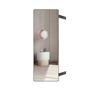 YPAPBHT Espejo de tocador Oculto Deslizante y Giratorio; Armario con Espejo de Cuerpo Entero Plegable, extraíble y telescópico(130cm*40cm)