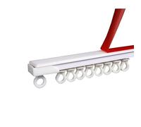 YPAPBHT Riel de Cortina Ultrafino, silencioso y sin Perforaciones, con riel Deslizante Autoadhesivo de Montaje Superior, riel Adhesivo Engrosado, Accesorios for Barra de Cortina(110CM)