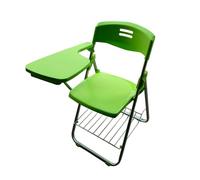 YPAPBHT Silla de Escritorio Plegable for formación, reuniones de Estudiantes y Oficina. Silla móvil for Piano y Aula de inglés.(Green)