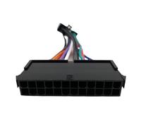 YPBEW Adaptador de cable de alimentación de 24 pines a 12 pines, cable de alimentación para placa base Q77, B75, A75, Q75, accesorios de placa base, línea de transmisión mejorada