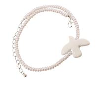 YPBEW Collar con colgante de palomas, símbolo de la paz, perfecto para mujeres que buscan mejorar su armario, accesorio de moda, Medio, como se describe, como se describe