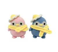 YPBEW Kits de ganchillo para principiantes que incluyen gancho, bolas de hilo, aguja, instrucciones, accesorios, juego de inicio fácil de regalo