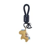 YPBEW Llavero con colgante de caballo hecho a mano de piel sintética con diseño de animales, accesorio hecho a mano para parejas y propietarios de automóviles, organizador del hogar, Piel vacuna
