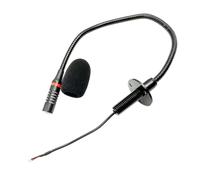YPBEW Micrófono flexible de cuello de cisne para conferencias, diámetro de 9,7 x 4,5 mm, cabeza de micrófono de 7,0 x 410 mm con cable de 20 cm para micrófono de radiodifusión de reuniones de
