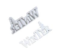 YPBEW Molde flexible para árbol de Navidad para luces de cera de vacaciones, hormigón, manualidades, consumible, elastómero, plan de colofonia de Navidad
