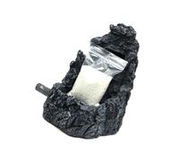 YPBEW Resinas de ecosistema natural, adornos de cascada de arena para peceras que promueven hábitats con arena que fluye simulación de ecosistema natural