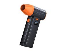 YPBEW Soplador inalámbrico de Mano con Pantalla Digital, Plumero de Aire de 130000 RPM con soplador de Polvo Ligero LED para Uso en Nieve Aire, Aire eléctrico para Limpieza