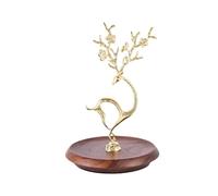 YPBEW Soporte para collar y pendientes con diseño único de alce adecuado para organizar joyas elegantes para mujeres en el dormitorio o sala de estar, soporte de exhibición