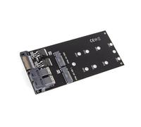 YPBEW Tarjeta adaptadora de 2 puertos U.2 SFF-8643 a NVMe HDDs, diseño de factor de forma pequeño para una fácil instalación