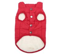 YPBEW Traje cálido y resistente al viento para perro, abrigo pequeño para invierno, regalo grande, traje de cachorro con forro peludo, disfraces de invierno