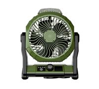 YPBEW Ventilador de Escritorio USB para Tienda de campaña, para Mejor refrigeración, para Acampar Aire, Dormitorio, Uso Interior y Exterior, Tienda silenciosa para Interiores y