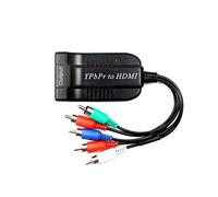 YPbPr macho a hembra convertidor HDMI, componente a HDMI adaptador cable, 5RCA RGB YPbPr a HDMI convertidor soporta 1080P 60Hz Video Audio para computadora portátil DVD Xbox One PS4 Nintendo a HDTV Monitor y Proyecto