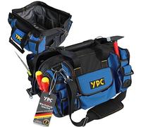 YPC Craftsman - Bolsa de herramientas XXL, azul-negro, 42x30x25cm, 20 kg de capacidad de carga