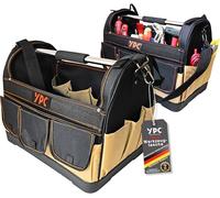 YPC Pioneer - Cesta de herramientas XXL, negro arena, 45x35x23cm, 20 kg de capacidad de carga