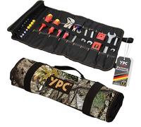 YPC VarioRoll XL - 56 x 34 cm, 20 compartimentos y 15 trabillas, bolsa de herramientas enrollable, bolsa para cuchillos, bolsa para herramientas, rollo de herramientas, bolsa vacía para llaves