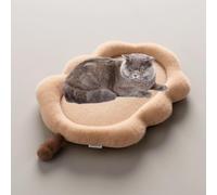 YPDOPORA Cama Térmica para Gatos, Camas Autocalentables para Gatos De Interior, Almohadilla Térmica Impermeable para Gatos con Temporizador Y Temperatura Ajustable para Gatos Y Perros,L