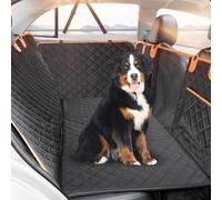YPDOPORA Extensor De Asiento Trasero para Perros, Funda De Asiento De Coche para Perros De Fondo Duro para Asiento Trasero con Ventana De Malla, Hamaca para Perros 100% Impermeable