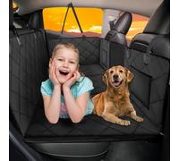 YPDOPORA Extensor De Asiento Trasero para Perros, Funda De Asiento De Coche para Perros para Asiento Trasero, Soporta 400 Libras, Extensor De Asiento Trasero De Fondo Duro para Perros, Impermeable