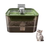 YPDOPORA Fuente De Agua Inalámbrica para Gatos De 3,5 L (118 Oz) para Interiores, Automática con Sensor De Movimiento Y Recargable De 5000 Mah