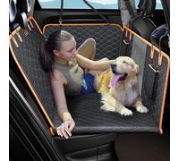 YPDOPORA Funda De Asiento De Coche con Fondo Duro para Perros, Extensor De Asiento De Coche con Fondo Duro para Mascotas, Cómoda Funda De Asiento De Coche con Fondo Duro