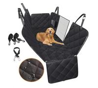 YPDOPORA Funda para Asiento De Coche con Fondo Duro, Hamaca Impermeable con Ventana De Malla Y Bolsillos De Almacenamiento, Extensor De Asiento para Perros,C