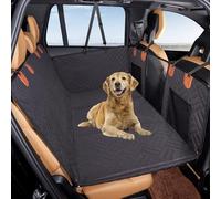 YPDOPORA Protector De Asiento De Coche para Perros con Base Dura, 100% Impermeable Y Resistente A Los Arañazos, Funda para Asiento Trasero De Coche para Perros, Extensor De Asiento Trasero Plegable