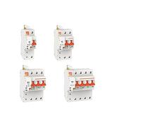 YPEZASDLW 1-4P 10-100A 220V Interruptor de Circuito Inteligente Consumo de energía KWh medidor voltímetro amperímetro Monitor de Voltaje(63a,4P)