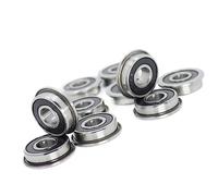 YPEZASDLW Bimetal Seal Shield Micro rodamiento rígido de Bolas 10 Piezas F623 F686 F688 F689 F695 F696 F698-2RS Rodamientos rígidos en Miniatura con Bridas Impresora 3D(F698-2RS 8x19x6mm)